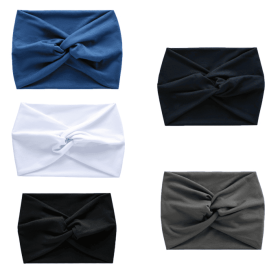5 Packs Headbands For Women, Fashionable Sports Hairbands, Yoga Elastic Hair Bands Workout Running (Option: A)