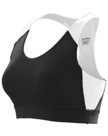Ladies' All Sport Sports Bra - ROYAL/ WHITE - 2XL (Color: BLACK/ WHITE, size: S)