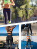 3pcs Butt-Lifting Flare Yoga Pants â€“ High Waist, Ultra Stretch, Naked Feel Leggings for Women