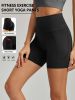 Plus Size Yoga Biker Shorts with Pockets â€“ High Waist, Tummy Control Gym Leggings
