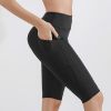 Women's High-Waisted Peach Lift Sharkskin Biker Shorts â€“ Lightweight 5-Inch Yoga & Workout Compression Shorts'